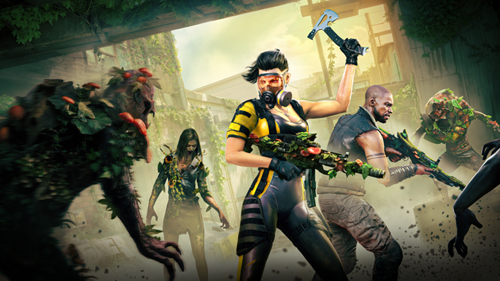 Immergrüne Zombiehorde